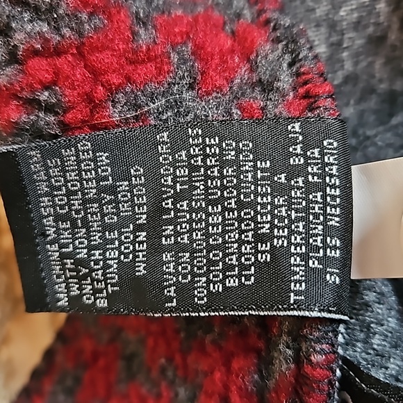 Vintage C&B Sport by Croft & Barrow Gray Fleece Pullover Christmas Jacket - Picture 7 of 12